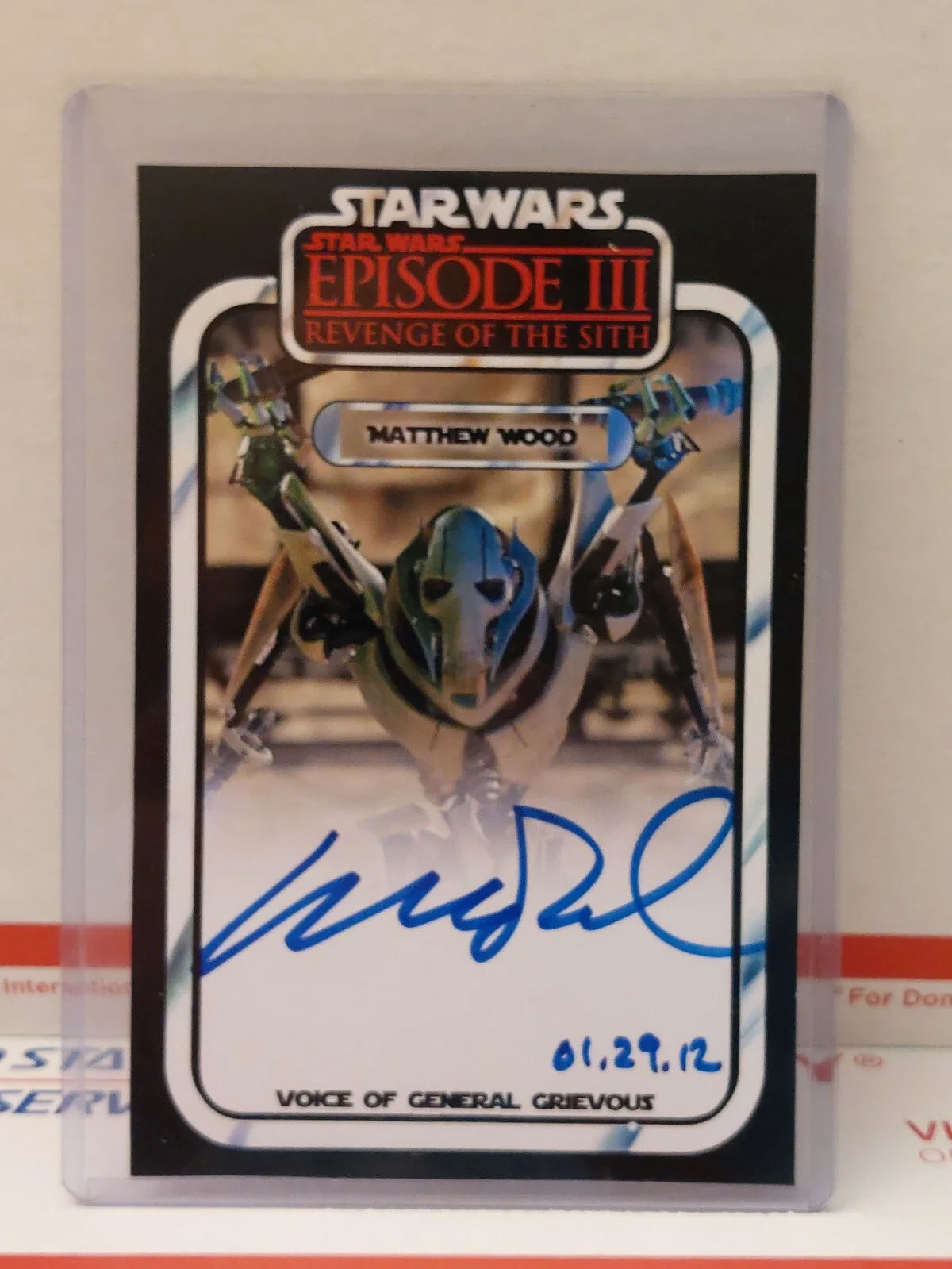 Matthew Wood — Star Wars SIGNED Matthew Wood GENERAL GRIEVOUS Photo AWESOME!