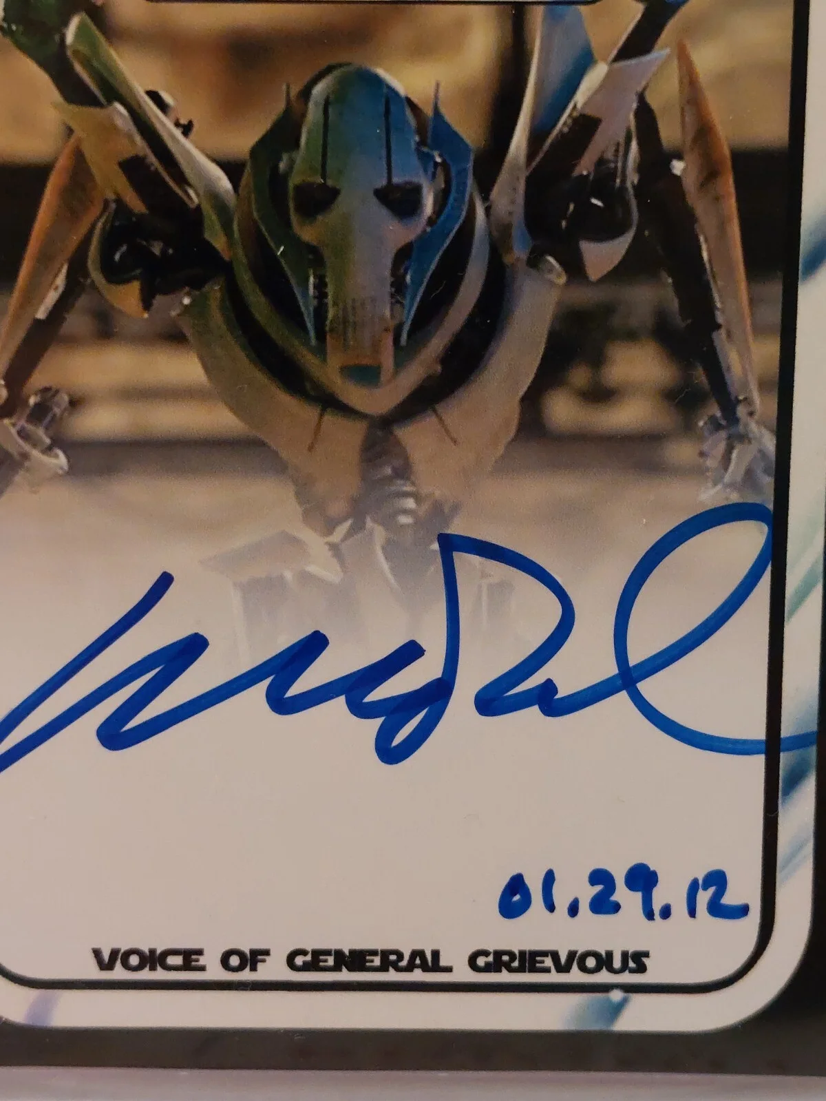 Matthew Wood — Star Wars SIGNED Matthew Wood GENERAL GRIEVOUS Photo AWESOME!, изображение 4