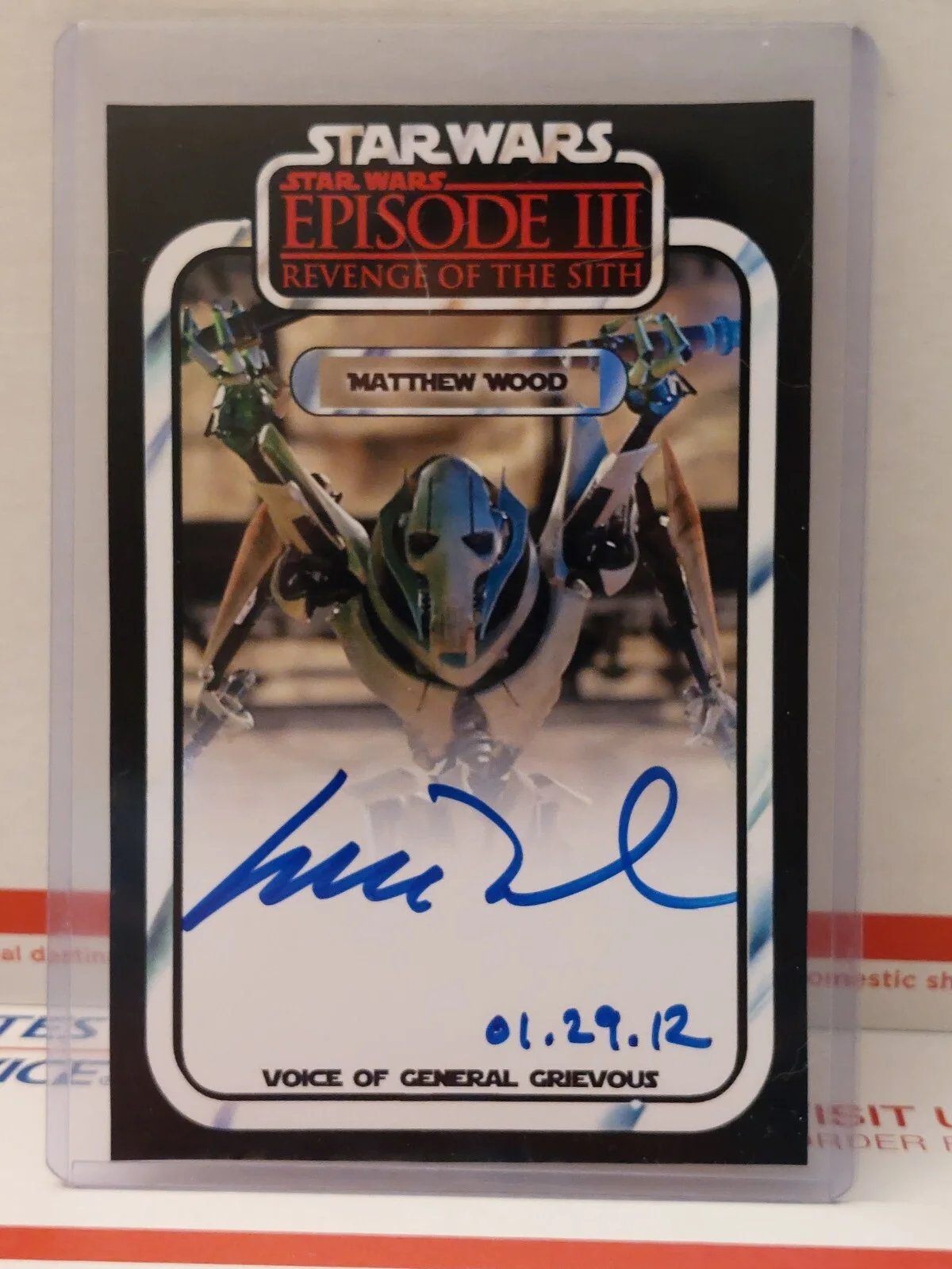 Matthew Wood — Star Wars SIGNED GENERAL GRIEVOUS Matthew Wood Photo AWESOME!