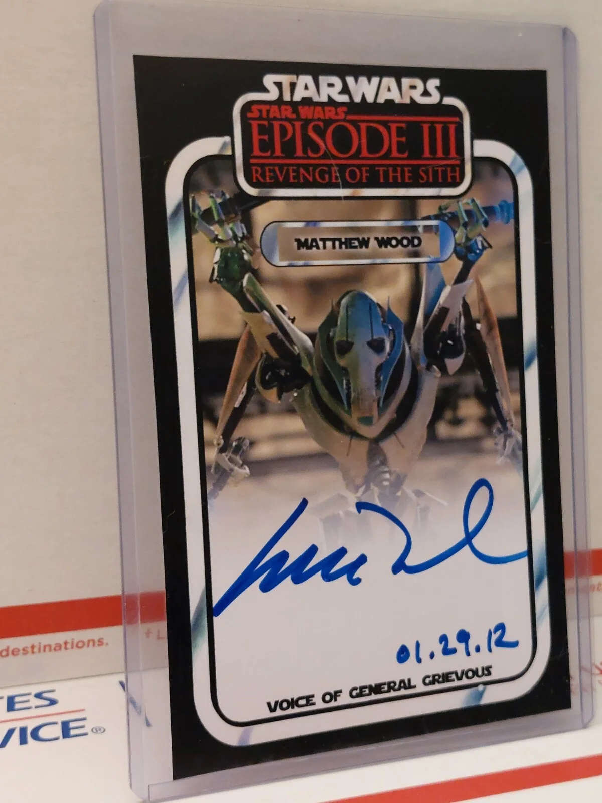 Matthew Wood — Star Wars SIGNED GENERAL GRIEVOUS Matthew Wood Photo AWESOME!, изображение 2