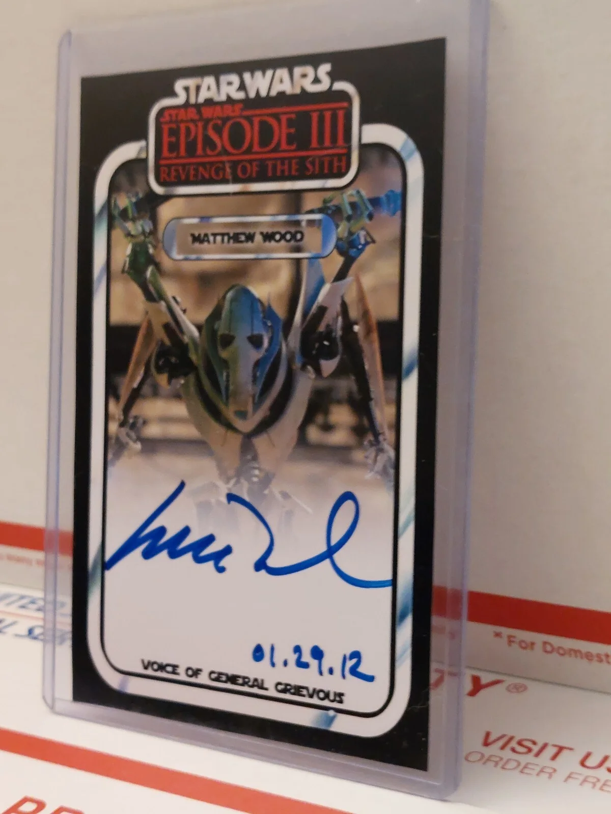 Matthew Wood — Star Wars SIGNED GENERAL GRIEVOUS Matthew Wood Photo AWESOME!, изображение 3