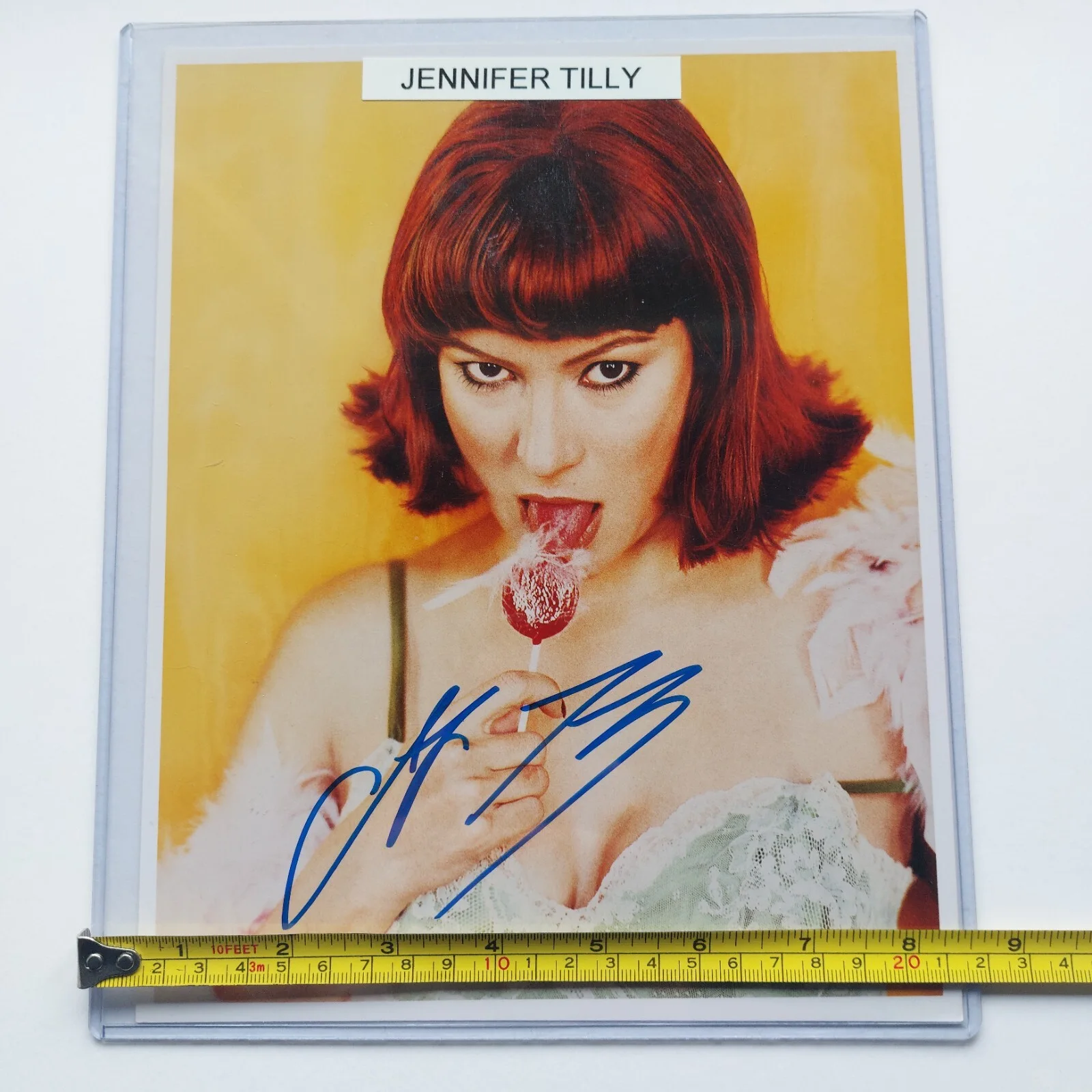 Jennifer Tilly — Jennifer Tilly Signed 8x10 Photo Chucky Poker player, Bride of Chucky, Liar Liar, изображение 5