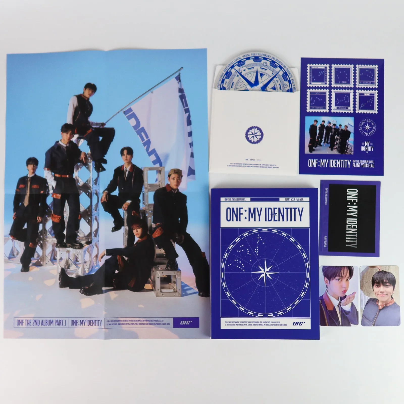 ONF - My Identity [Plant Your Flag Ver.] 2nd Album Signed CD Promo 2025 [read], изображение 2