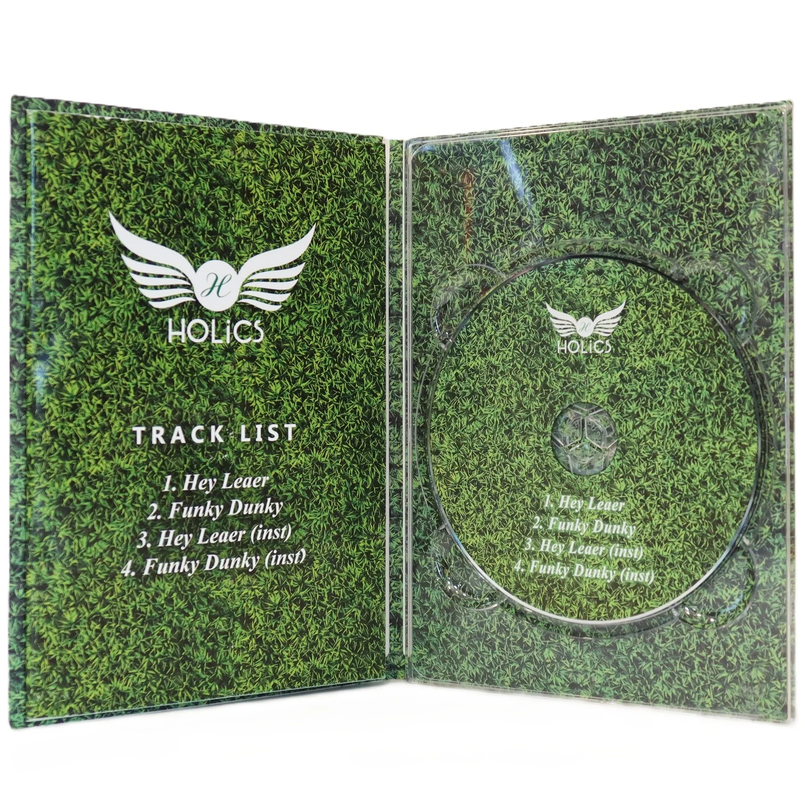 Holics - Hey Leader 3rd Digital Single Album Signed Promo CD 2018, image 2