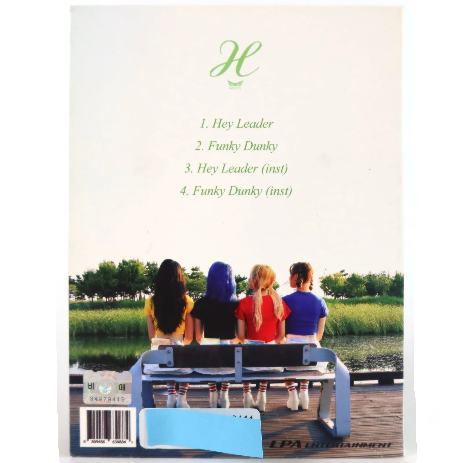 Holics - Hey Leader 3rd Digital Single Album Signed Promo CD 2018, image 3
