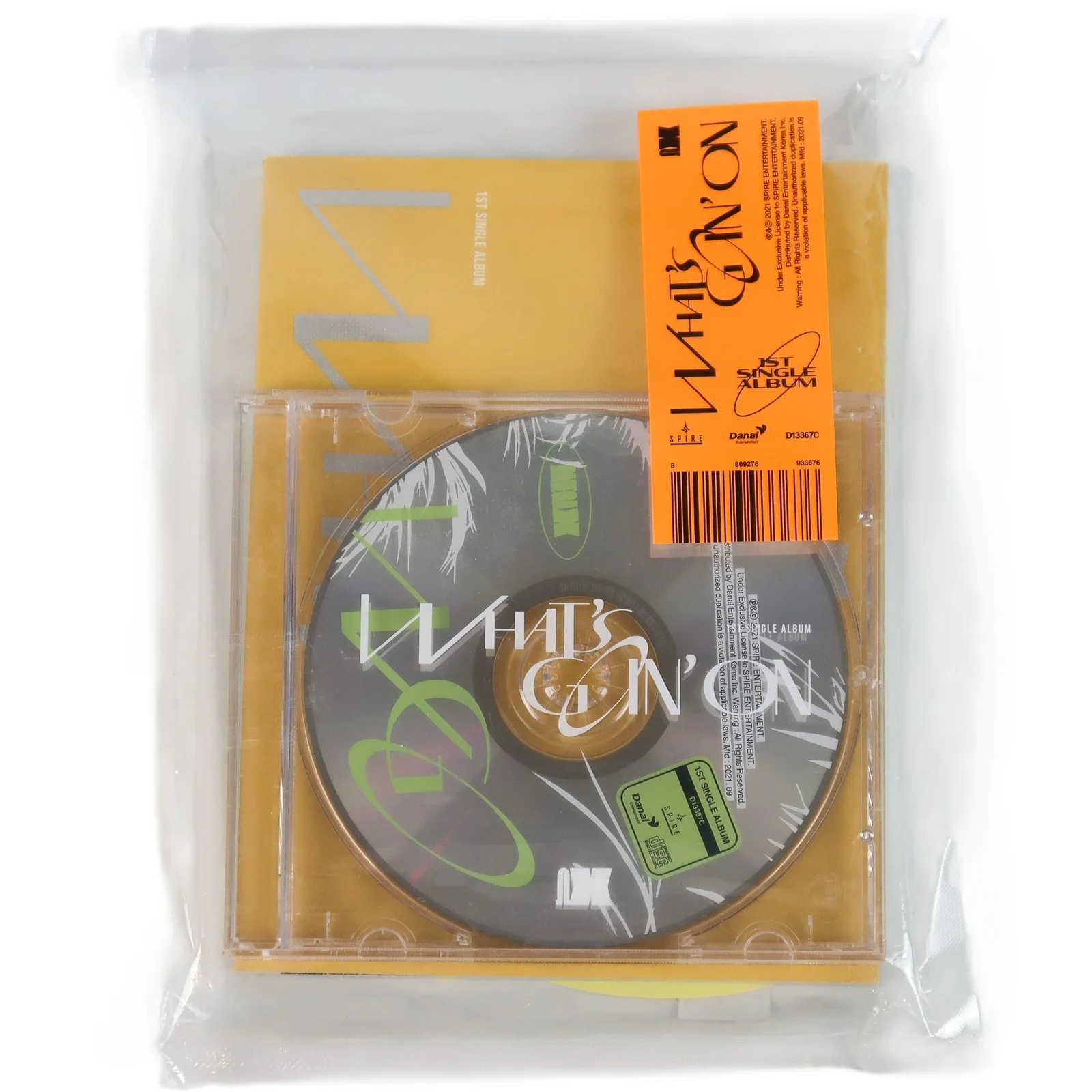 Omega X - What's Going On 1st Single Album Signed Promo CD 2021, изображение 2