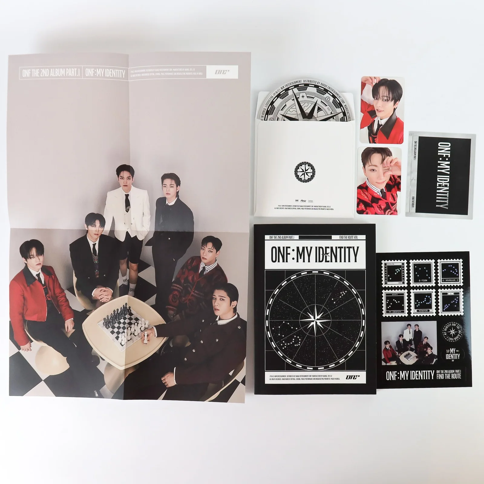 ONF - My Identity [Find The Route Ver.] 2nd Album Signed CD Promo 2025 [read], image 2