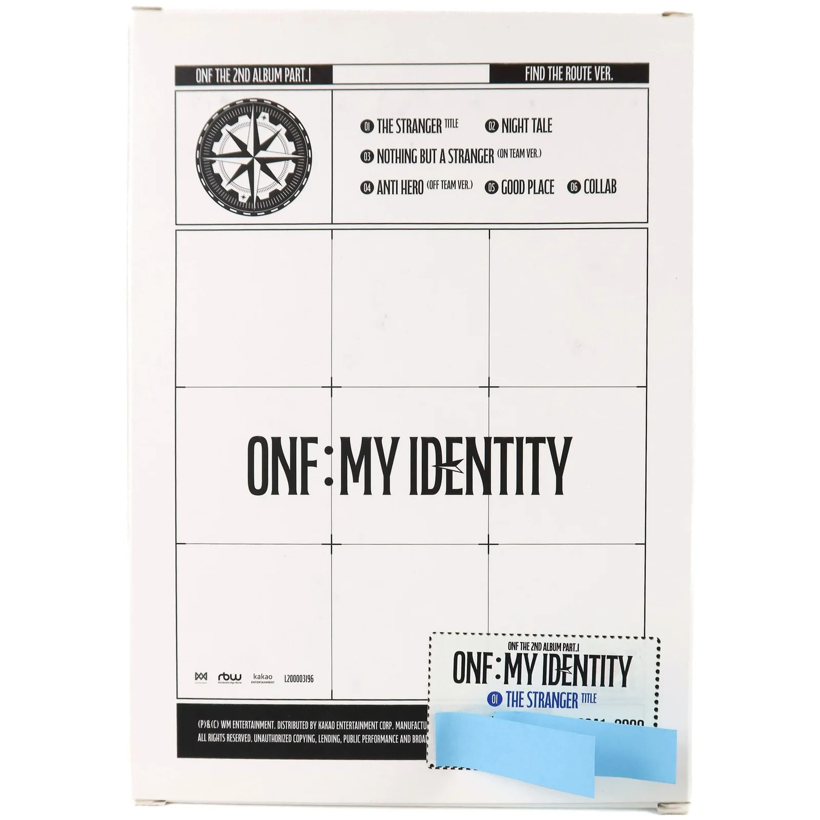 ONF - My Identity [Find The Route Ver.] 2nd Album Signed CD Promo 2025 [read], image 3