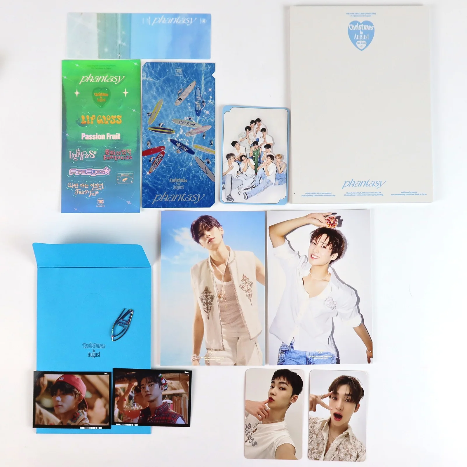 The Boyz - Phantasy Pt. 1 Christmas In August [Glitter Ver.] Signed CD Album, изображение 2