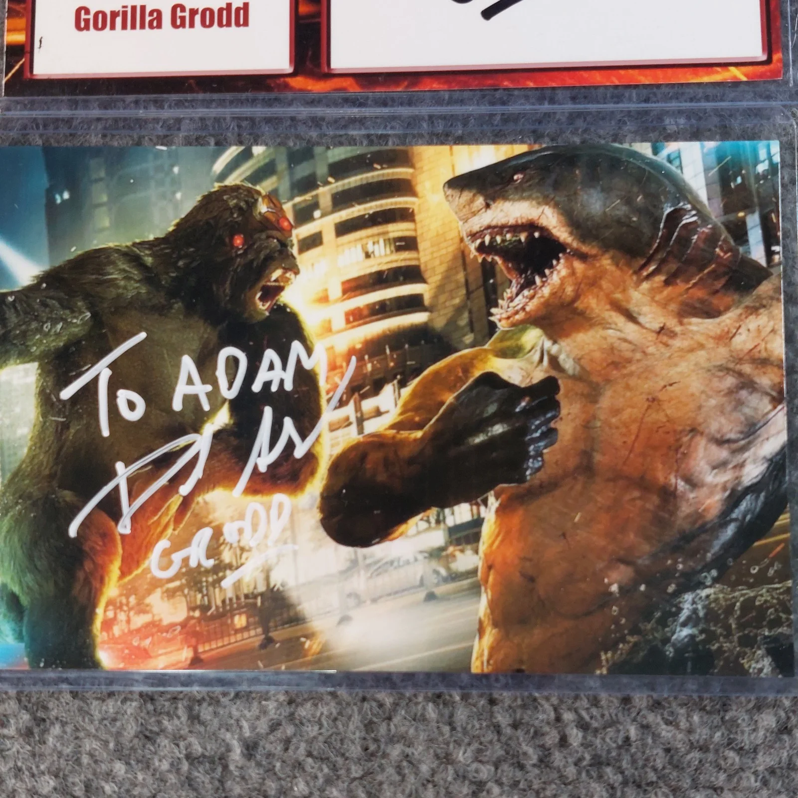 David Sobolov — The Flash TV show Gorilla Grodd SIGNED 4x6 Autographed Photo Lot David Sobolov, изображение 2