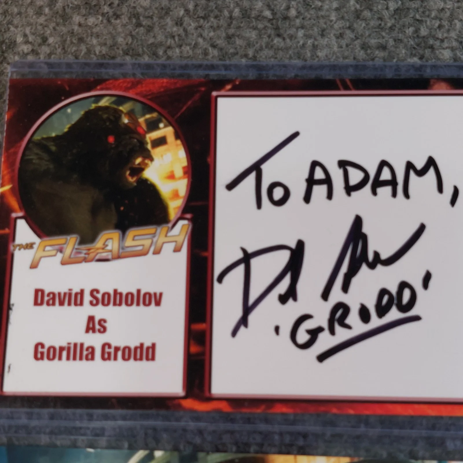 David Sobolov — The Flash TV show Gorilla Grodd SIGNED 4x6 Autographed Photo Lot David Sobolov, изображение 3