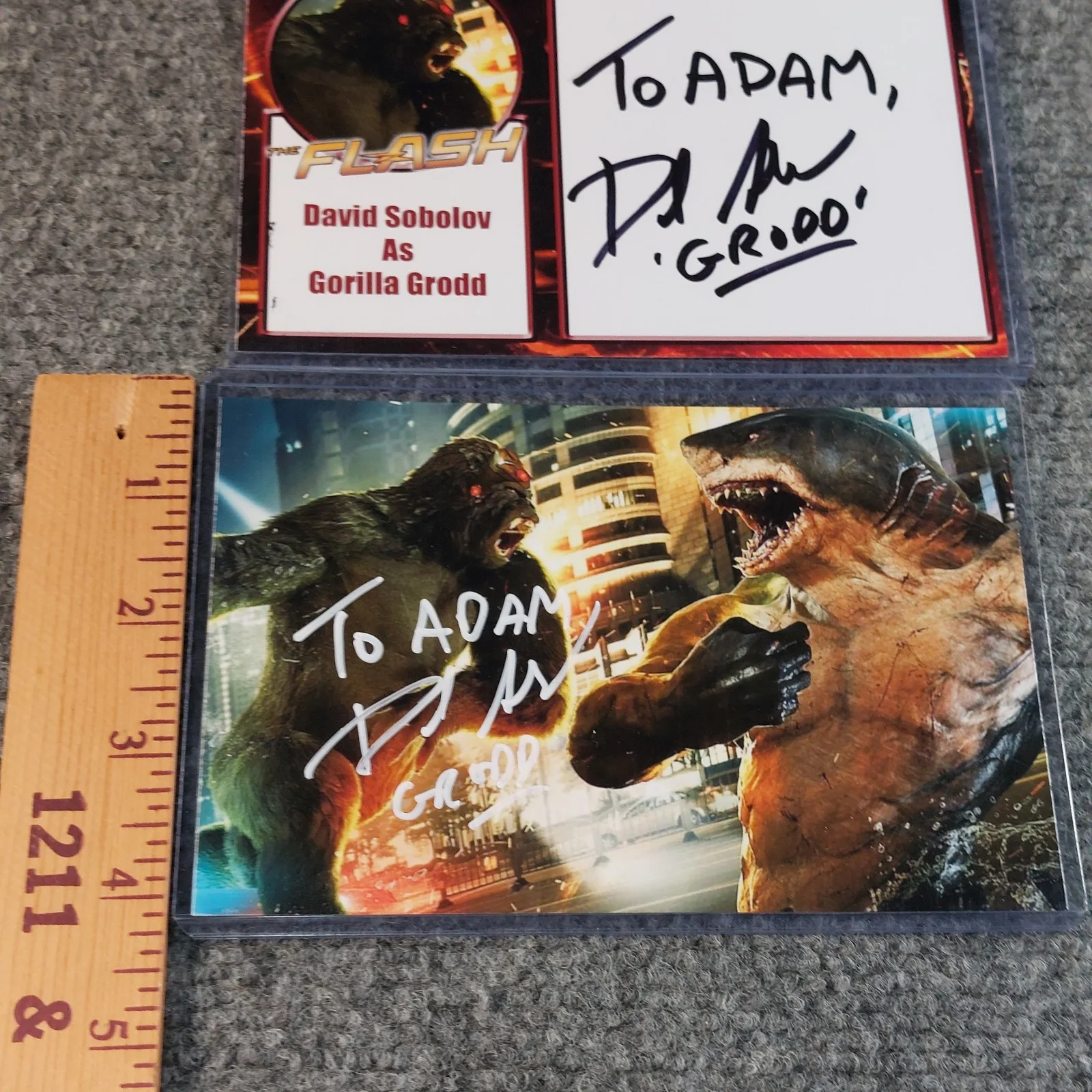 David Sobolov — The Flash TV show Gorilla Grodd SIGNED 4x6 Autographed Photo Lot David Sobolov, изображение 4