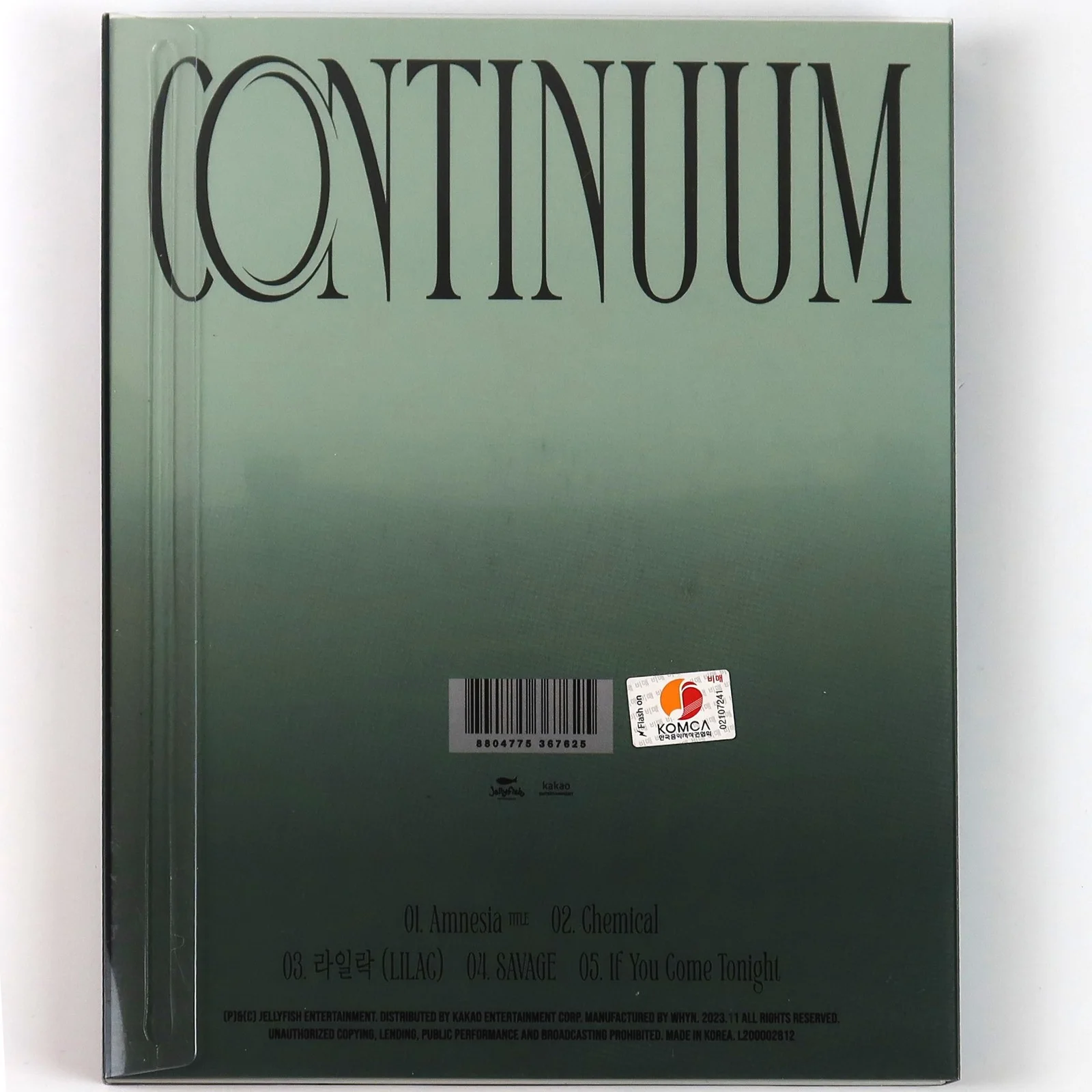 Vixx - Continuum 2nd Mini Album Signed Promo CD 2023, image 4