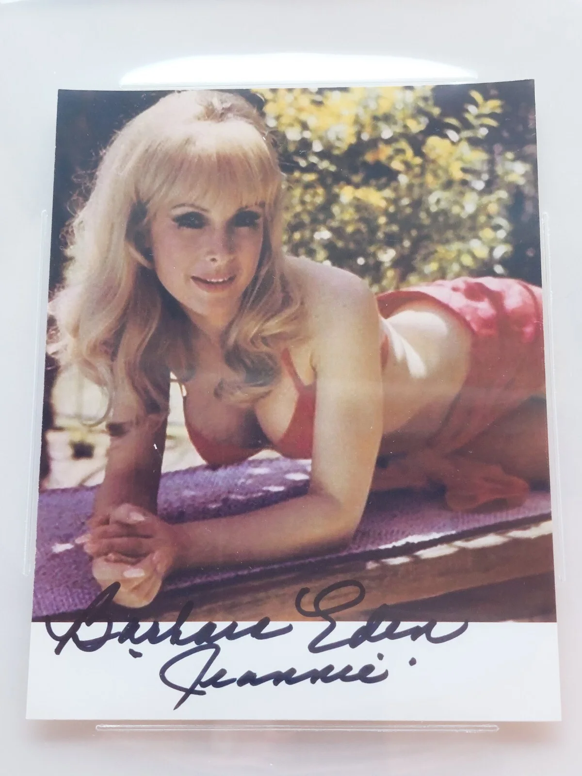 Barbara Eden — Barbara Eden Signed Photo Beckett COA I Dream Of Jeannie AUTO AUTOGRAPH, изображение 2