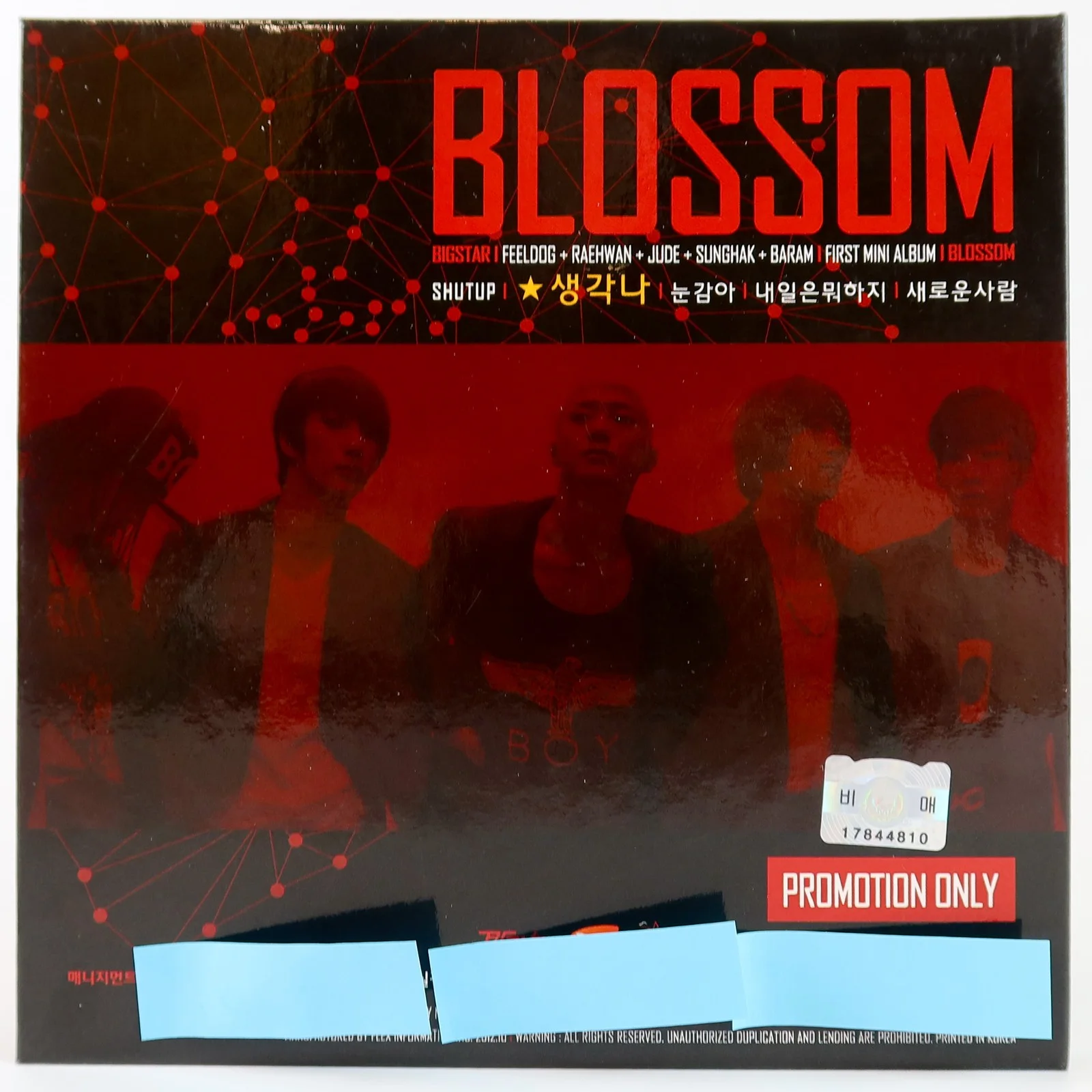 Bigstar - Blossom 1st Mini Album Signed Promo CD 2012, изображение 2