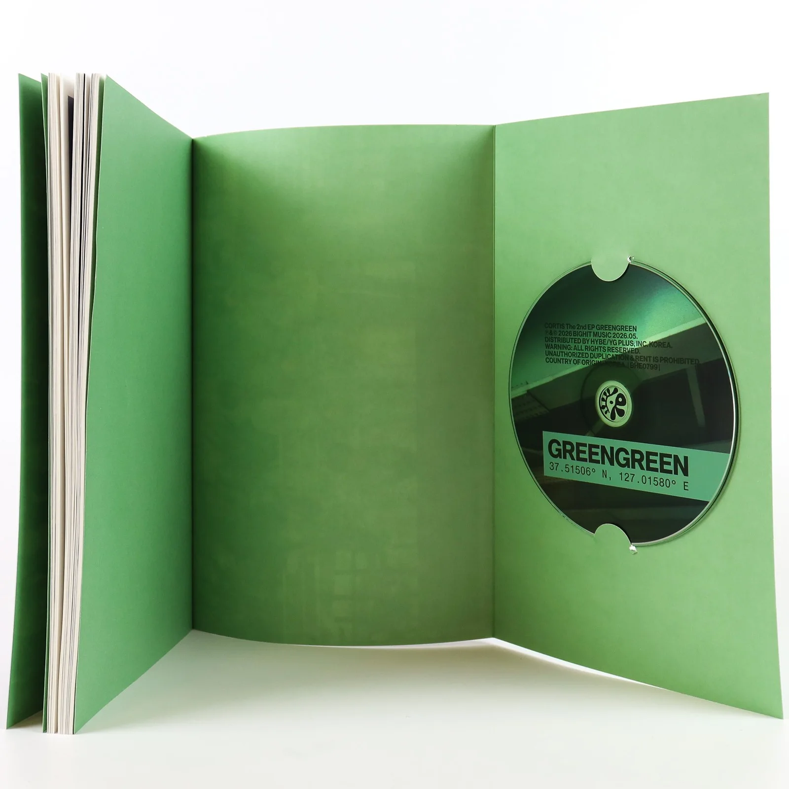 Cortis - Greengreen 2nd Mini Album Signed Promo CD 2026, изображение 4