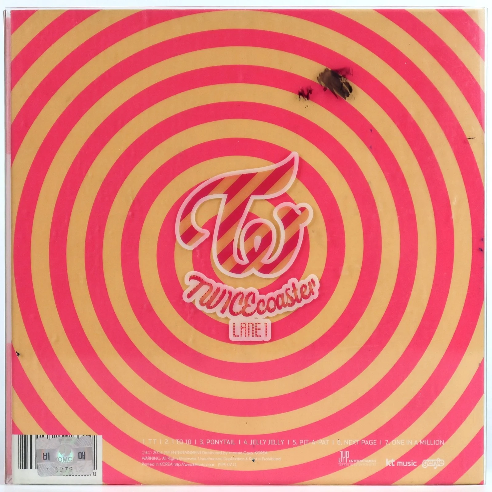 Twice - Twicecoaster: Lane 1 [Neon Magenta Ver.] Signed Promo CD 2016, изображение 2