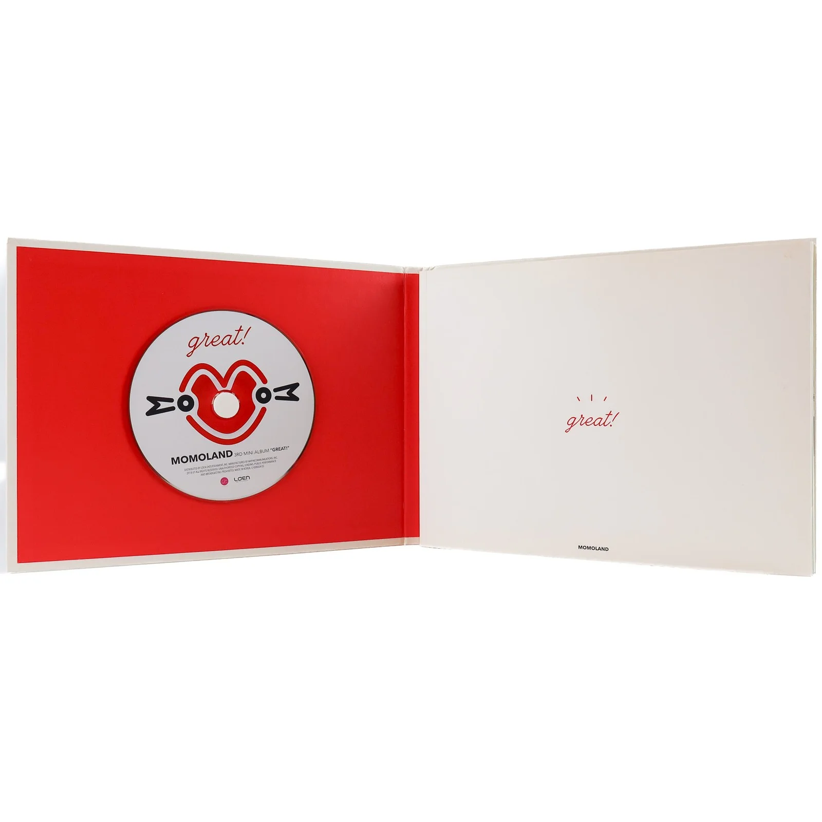 Momoland - Great 3rd Mini Album Signed Autographed CD Promo 2018, image 3