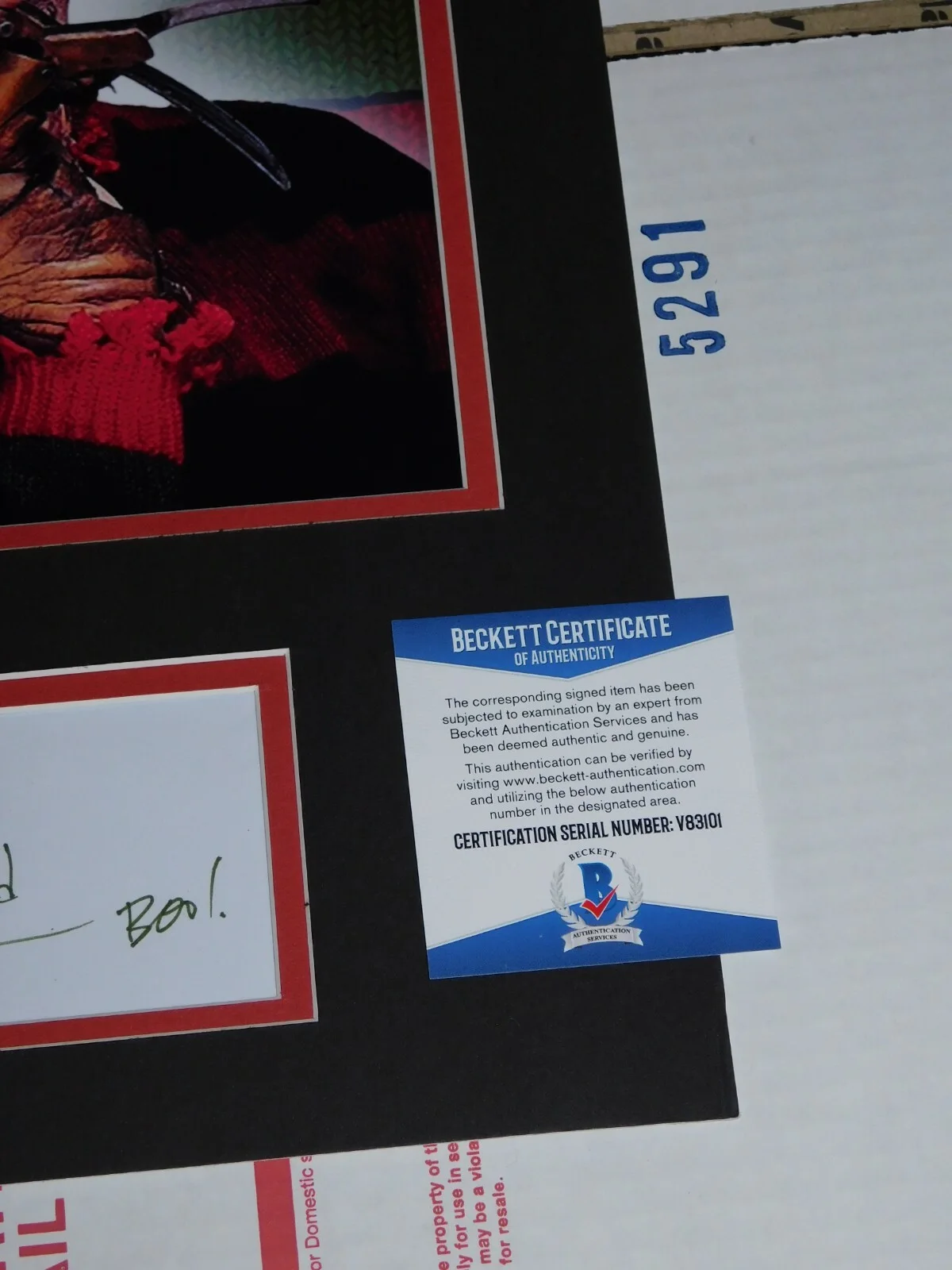 Robert Englund — Robert Englund Signed 11x17 Autograph Display Beckett COA Nightmare on Elm St, image 3