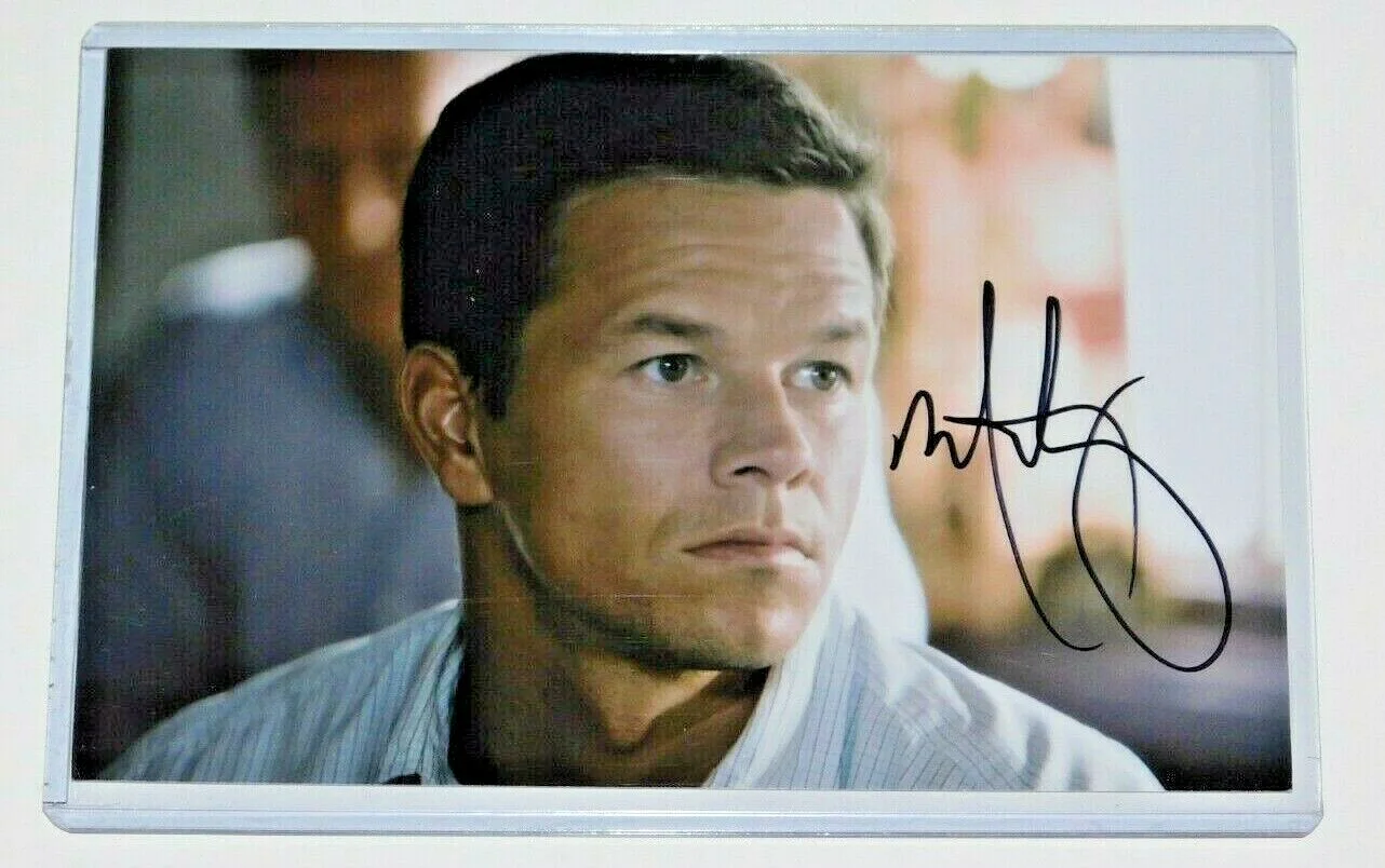 Mark Wahlberg — Mark Wahlberg Signed 4x6 Photo Autographed Ted Fear The Departed AUTO, изображение 4