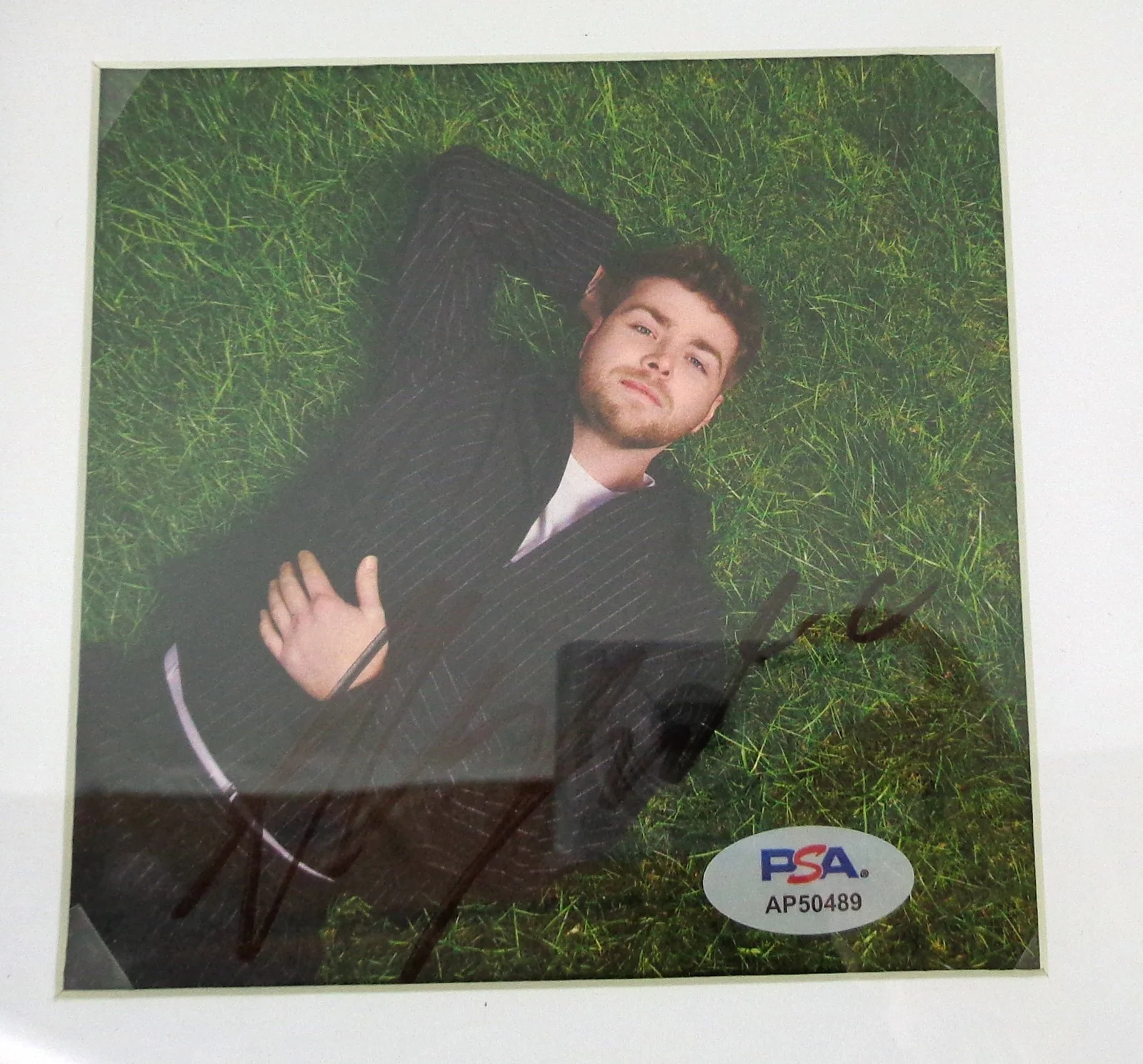 Alex Warren Ordinary Signed Autograph You'll Be Alright Kid CD Framed PSA COA, image 2