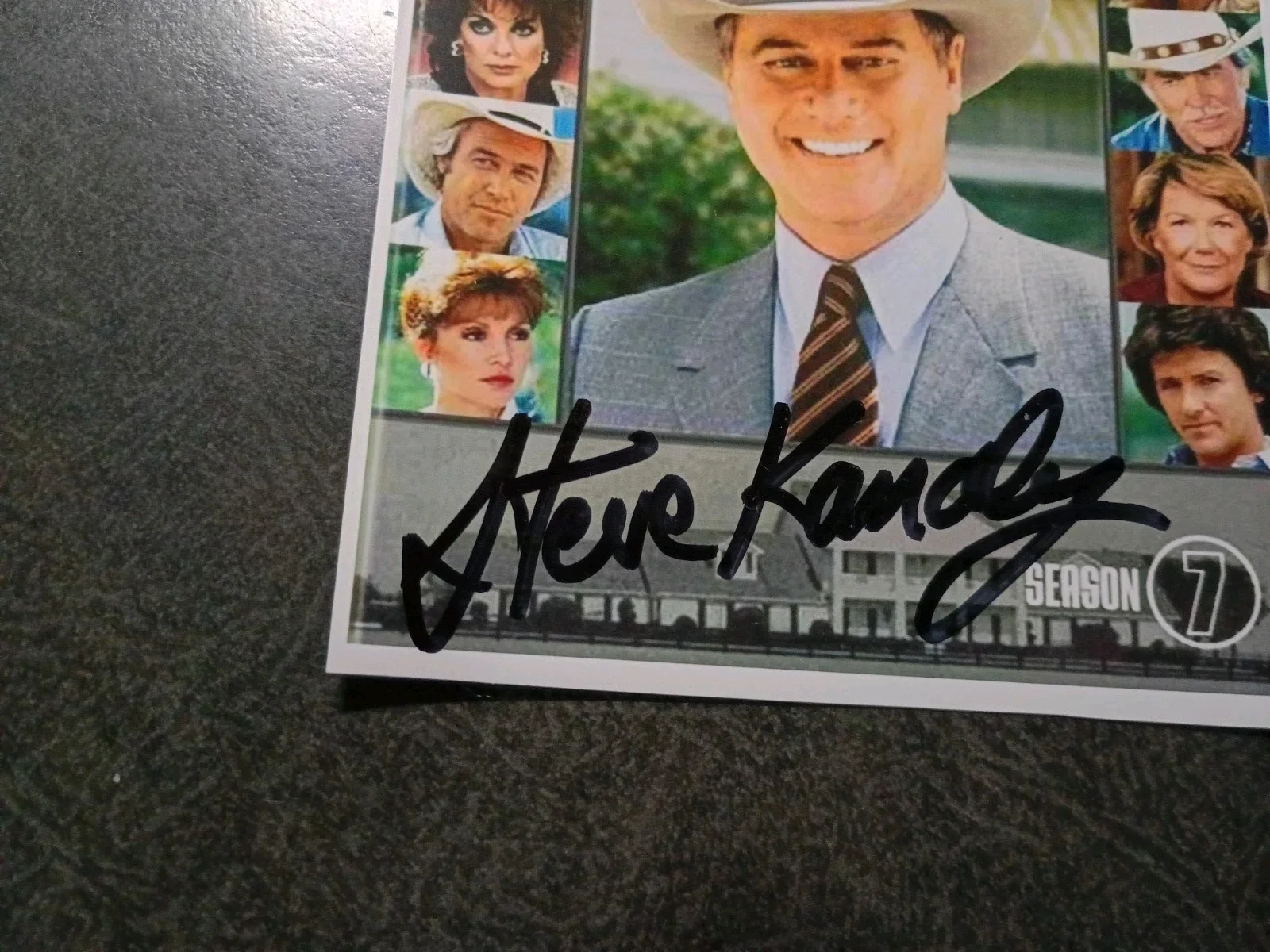 STEVE KANALY As RAY KREBBS — STEVE KANALY 2 Authentic Hand Signed Autograph 4X6 Photo s CARD -ACTOR- DALLAS, image 3