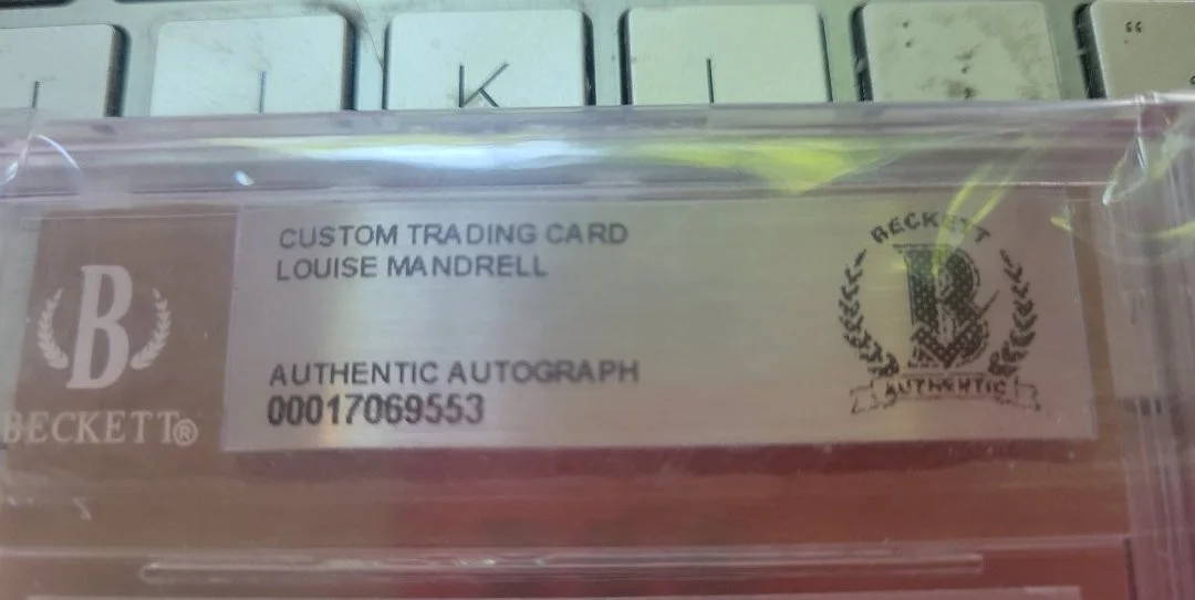 Louise Mandrell Autograph Beckett Authentic Sealed Custom Card Inscription "Love, изображение 2