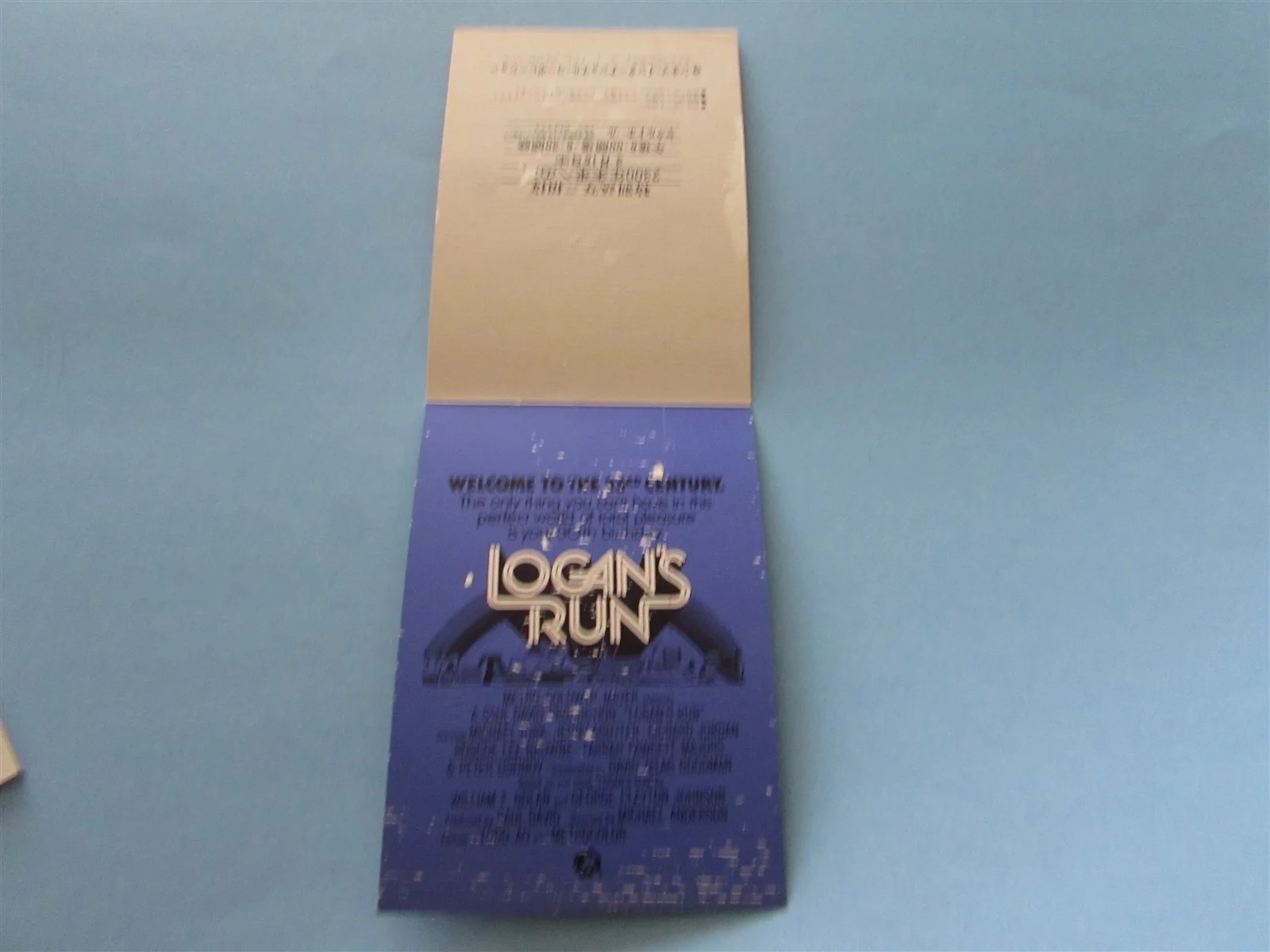 LOGAN'S RUN YORK AGUTTER JORDAN FAWCETT MAJORS RARE PRESS INVITE TICKET FM JAPAN, изображение 2