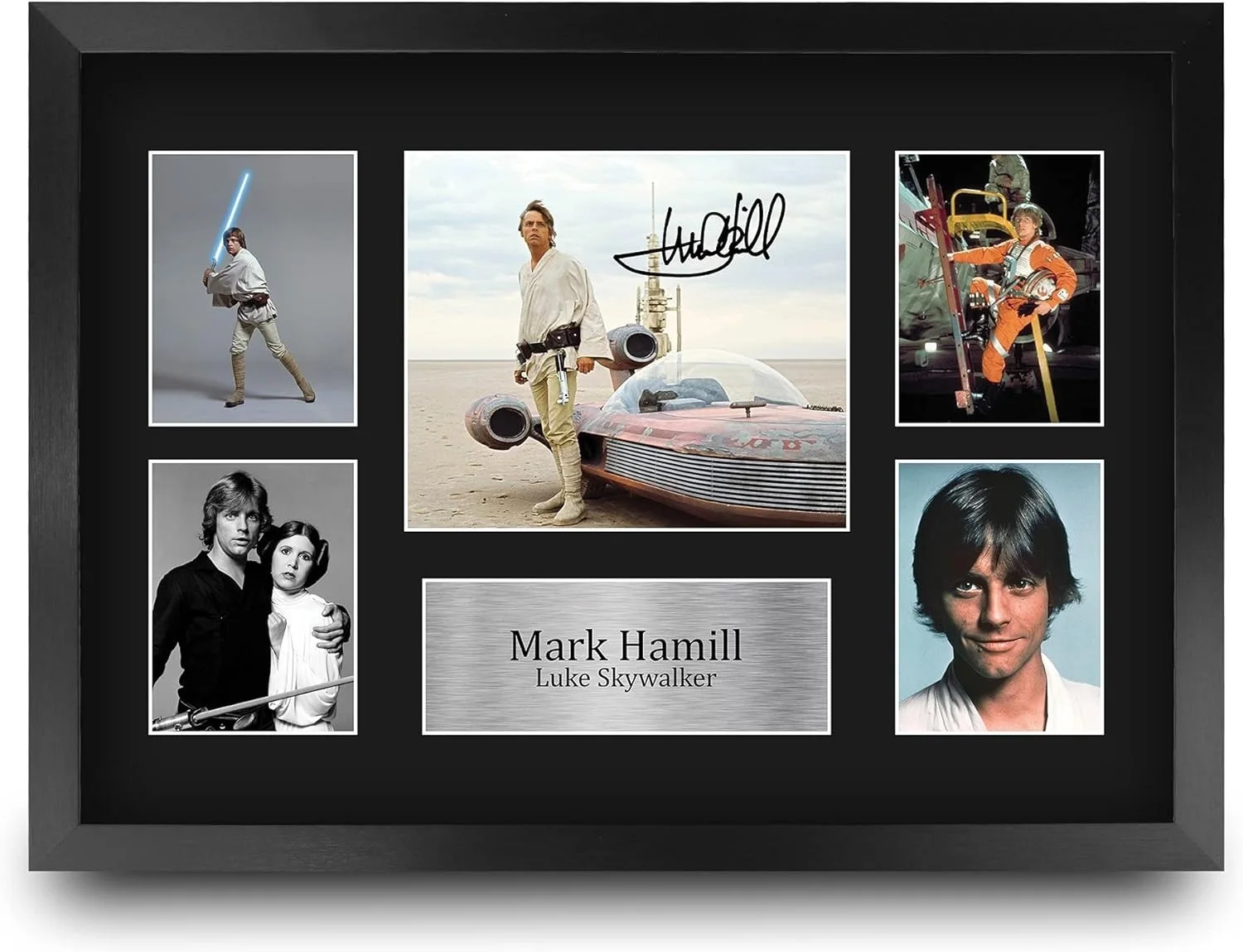 Mark Hamill — Luke Skywalker Mark Hamill 16x12 A3 Signed Print Display, image 3
