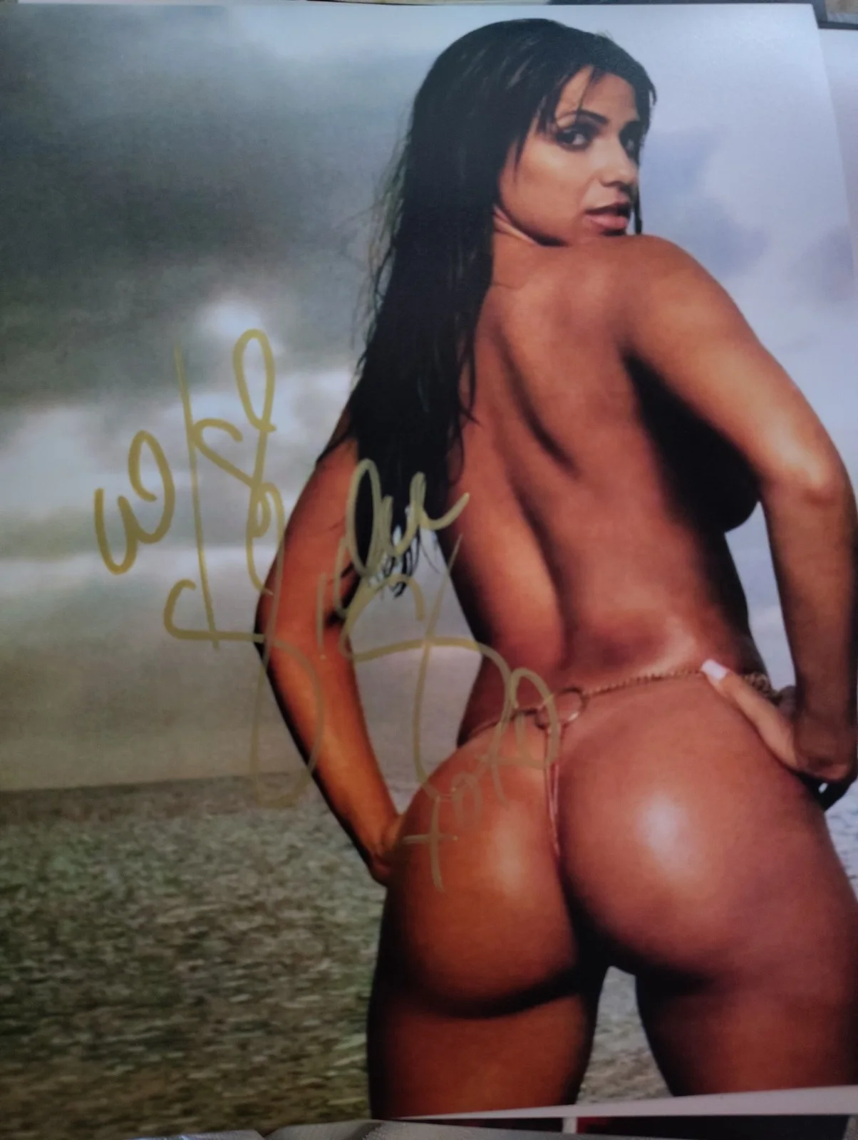 Vida Guerra Signed Sexy Wow Photo Big Butt Amazing Body Photo Dream Girl 🔥, изображение 2