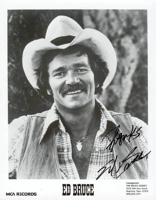 Ed Bruce — ED BRUCE - AUTOGRAPHED SIGNED PHOTOGRAPH