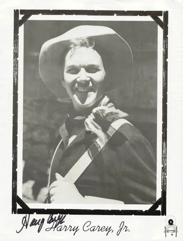 Carolina Cotton, Harry Carey Jr — CAROLINA COTTON - BOOK PHOTOGRAPH SIGNED CO-SIGNED BY: HARRY CAREY JR., изображение 2