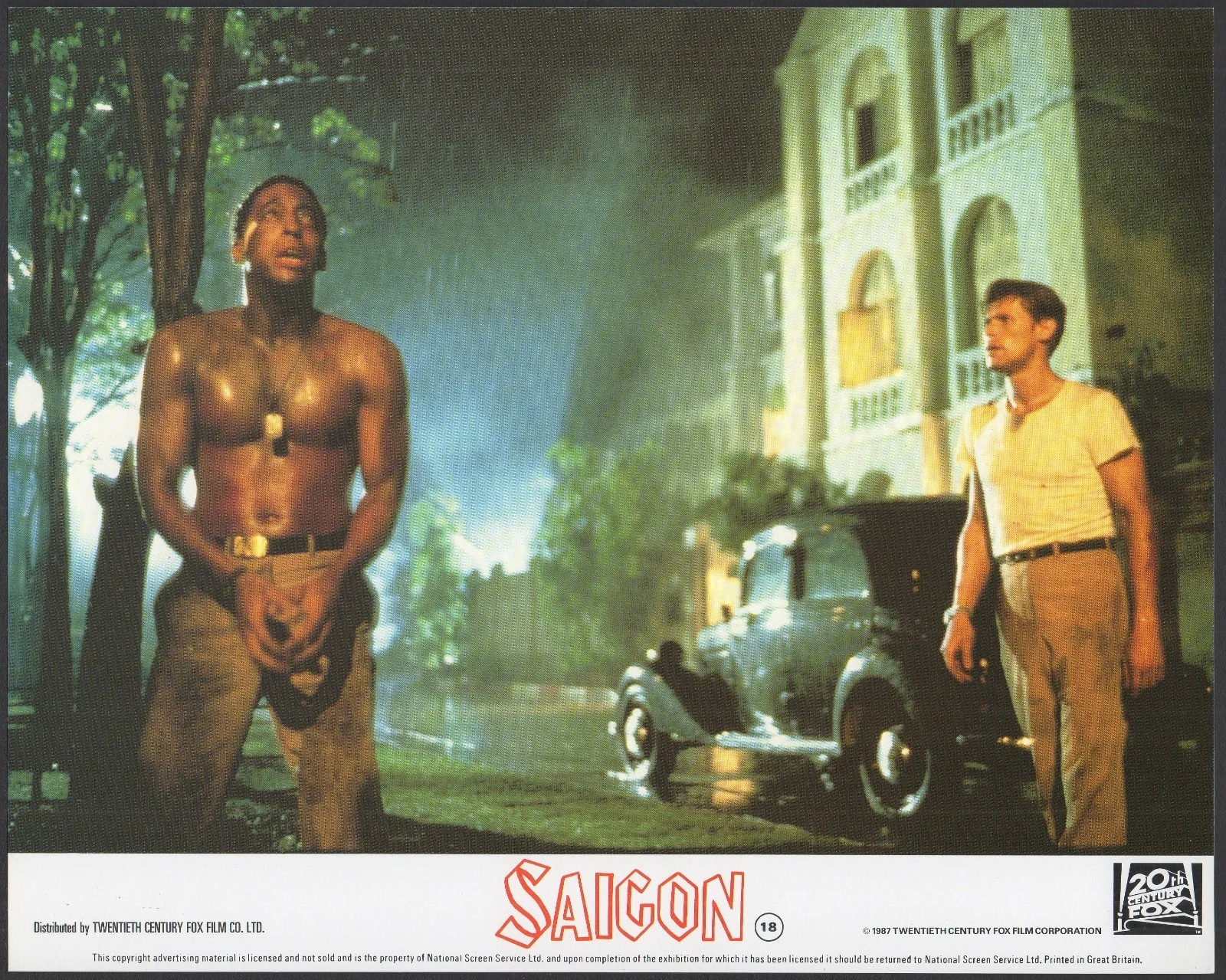 SAIGON 1988 Willem Dafoe, Gregory Hines, Scott Glenn 7 UK 10x8 LOBBY CARDS, image 4