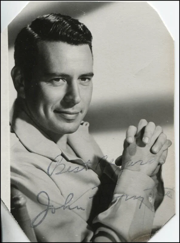 John Forsythe — JOHN FORSYTHE - AUTOGRAPHED SIGNED PHOTOGRAPH