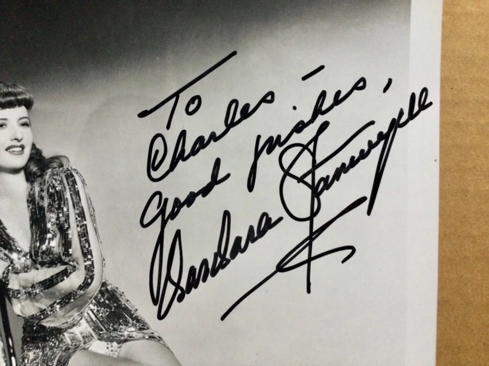 Barbara Stanwyck (1907-1990) Signed Autographed glossy photo., изображение 3