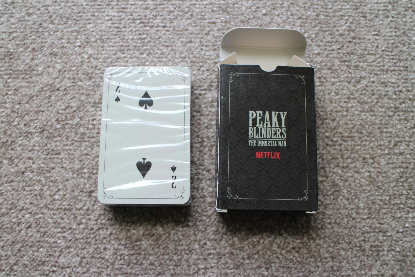 Peaky Blinders Limited Edition The Immortal Man Netflix Playing Cards, Mint, image 2