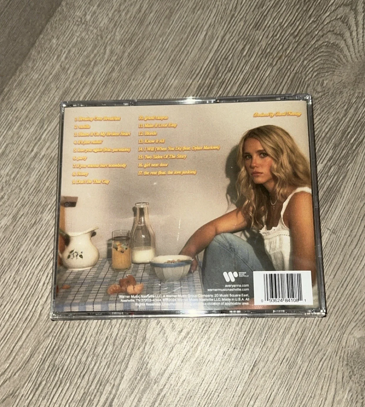 avery anna breakup over breakfast cd + signed booklet, image 3