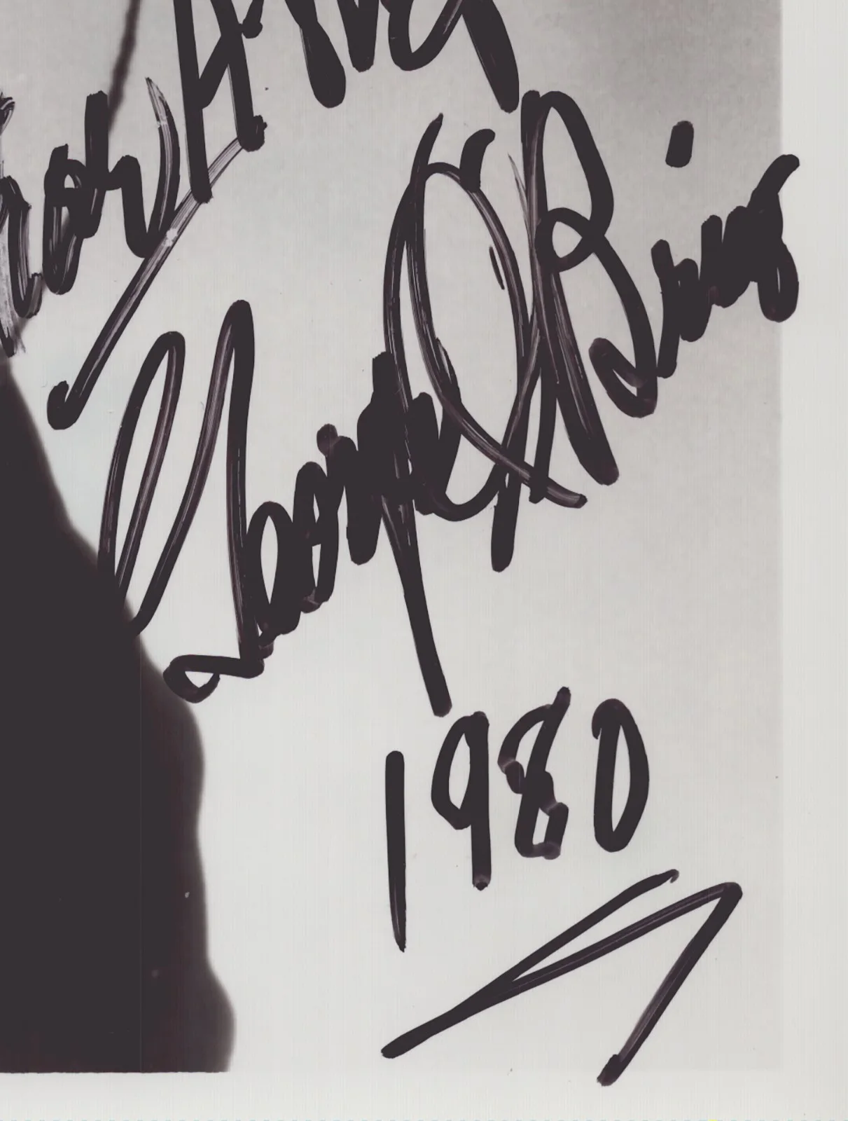 George O'brien — GEORGE O'BRIEN - AUTOGRAPHED INSCRIBED PHOTOGRAPH 1980, image 2