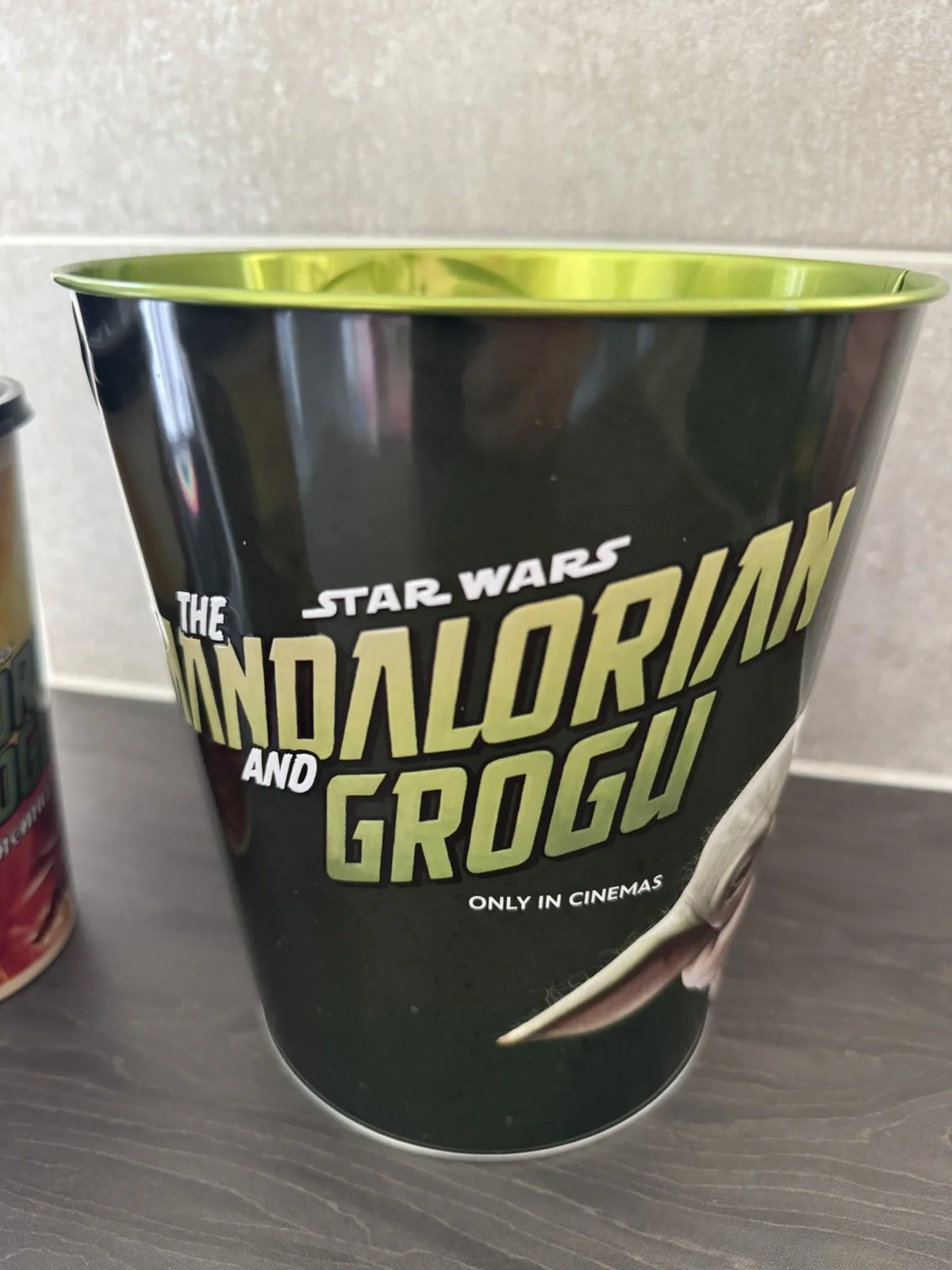 The Mandalorian And Grogu Popcorn Bucket + Cups With Figure Odeon Official Merch, image 4