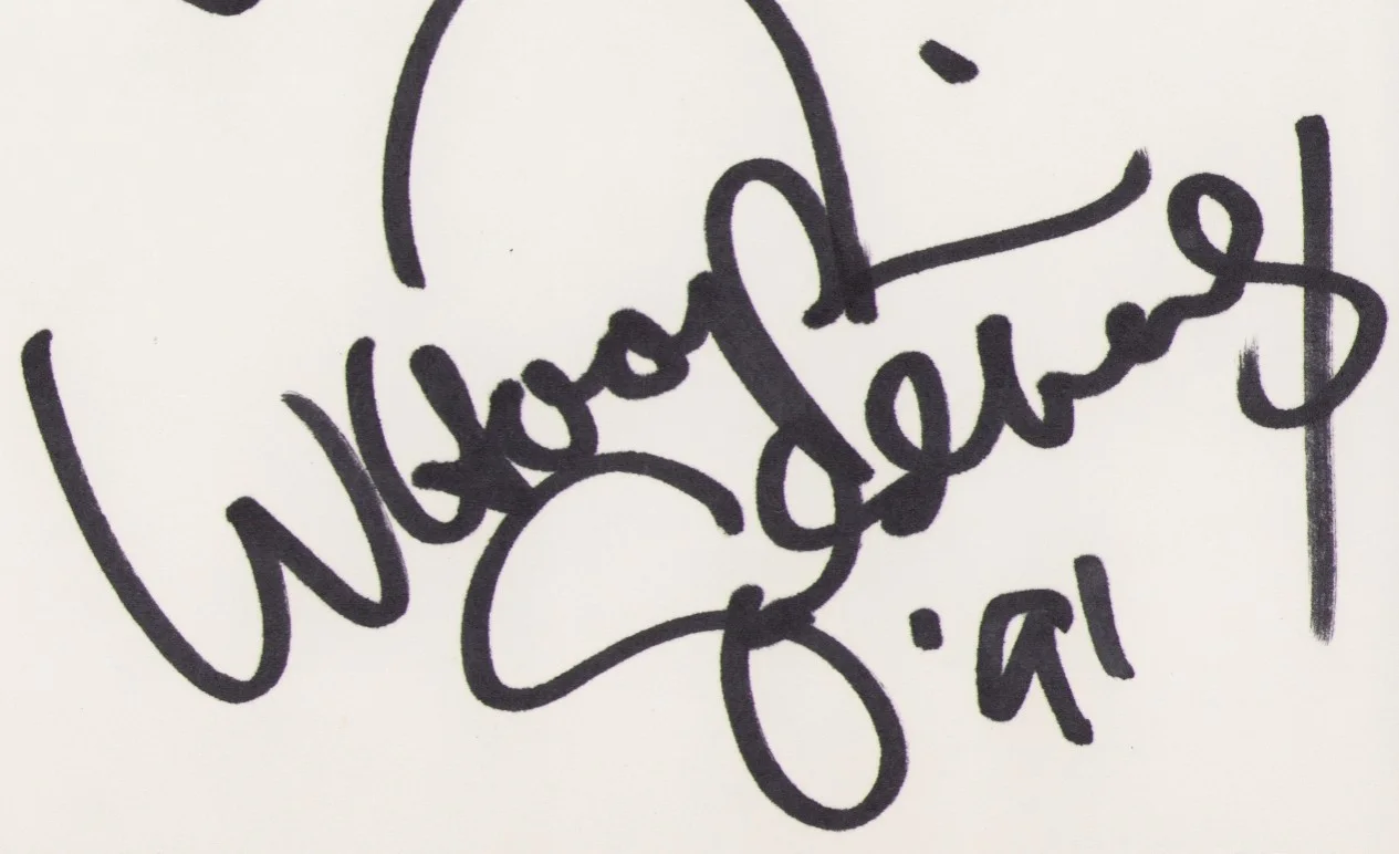 WHOOPI GOLDBERG — WHOOPI GOLDBERG Signed Original Sketch Art 1991 Self Portrait RR AUCTION COA, изображение 2
