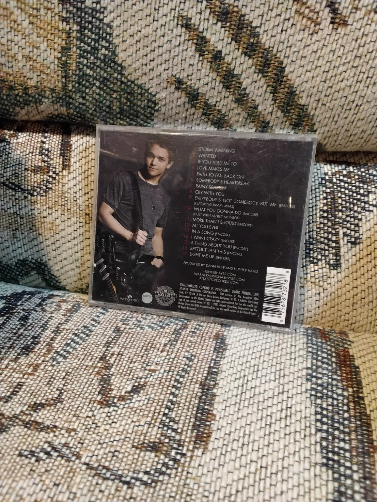 hunter hayes autographed cd, изображение 2