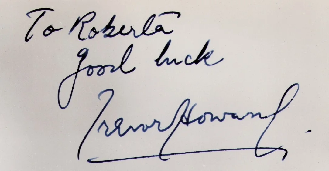Trevor Howard — Trevor Howard Signed 1951 The Clouded Yellow Movie Photo Jean Simmons Autograph, изображение 2
