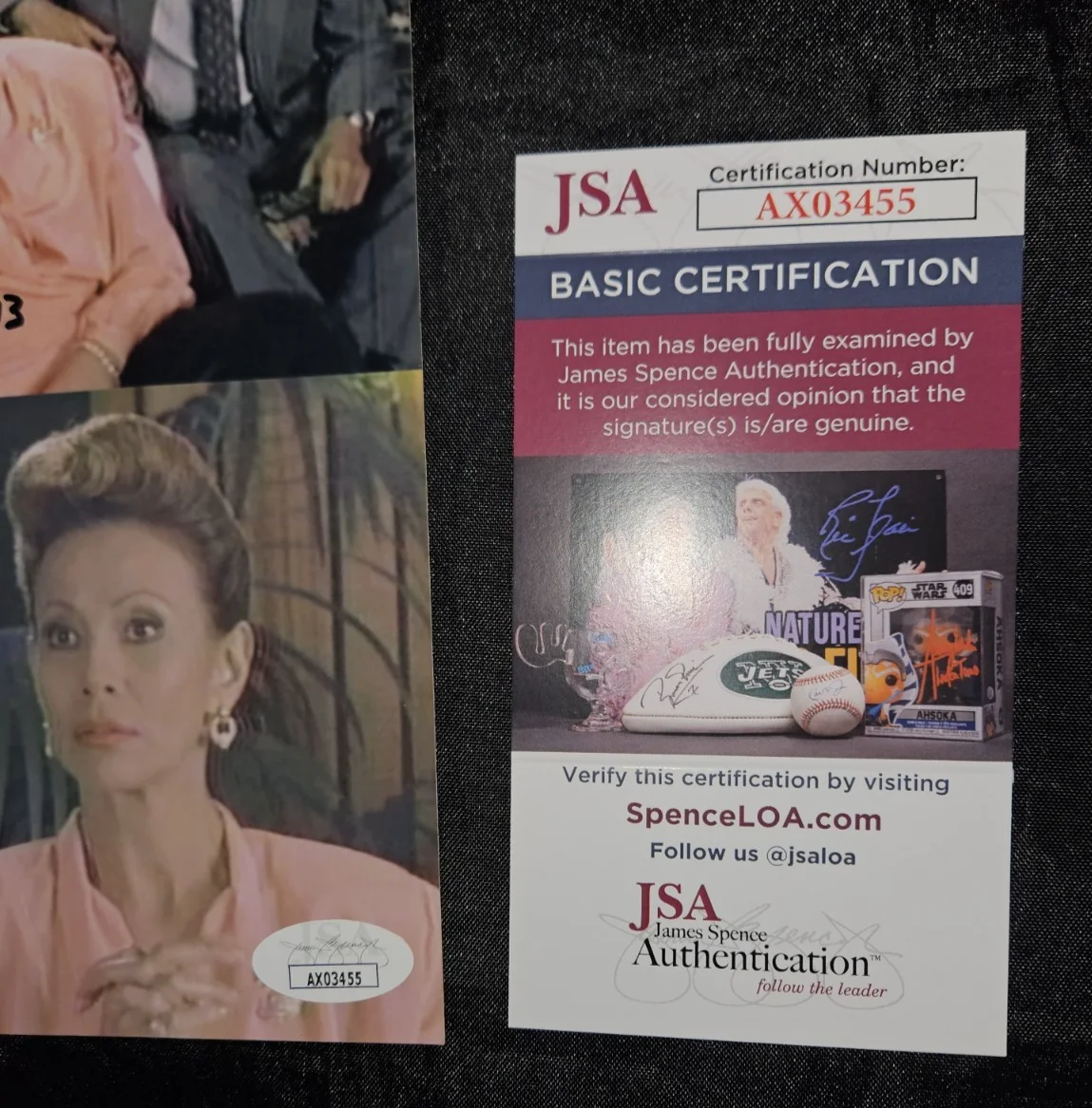 BarBara Luna — BARBARA LUNA SIGNED MISSION IMPOSSIBLE 1989 TV THE FORTUNE 8x10 PHOTO JSA COA, image 3