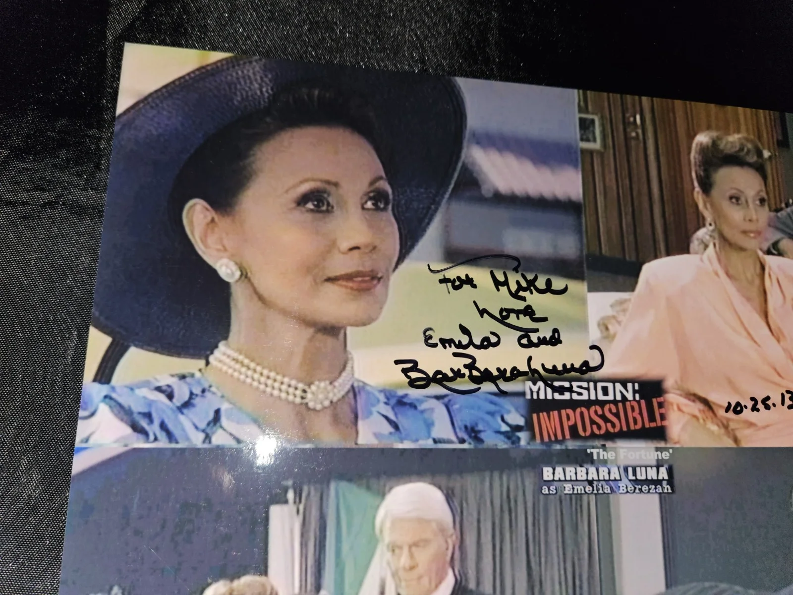 BarBara Luna — BARBARA LUNA SIGNED MISSION IMPOSSIBLE 1989 TV THE FORTUNE 8x10 PHOTO JSA COA, image 5