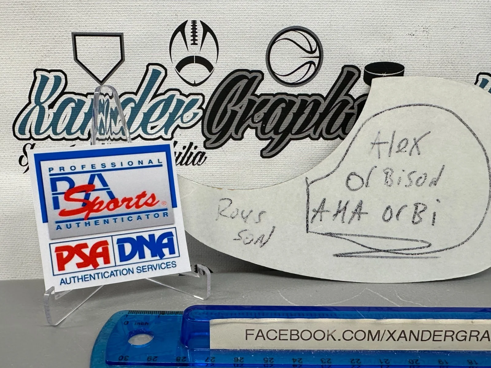 ALEX ORBISON ROY SON SIGNED AUTOGRAPHED BLACK GUITAR ACOUSTIC PICK GUARD-PSA COA, image 3
