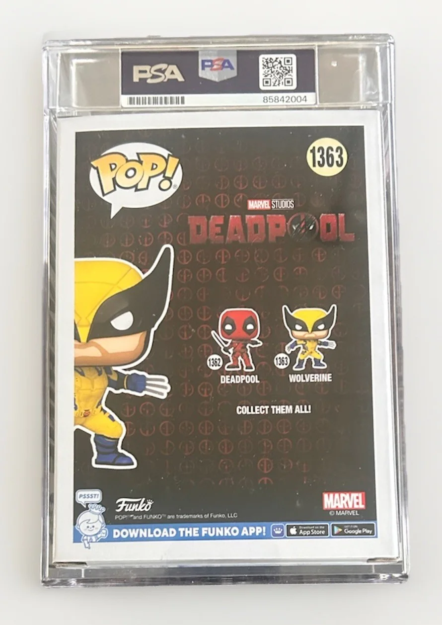 Hugh Jackman — Hugh Jackman Signed Wolverine Funko Pop #1363 Marvel Encapsulated PSA/DNA, image 3