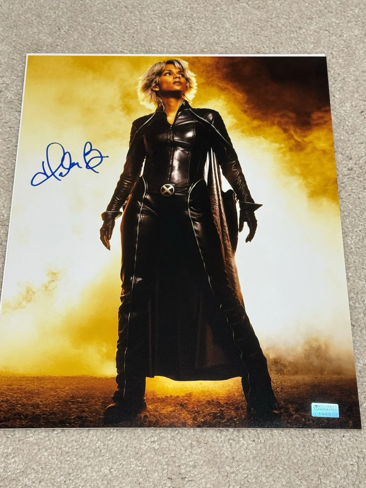 Halle Berry — Halle Berry Signed 11x14 Photo 2016 X-Men: The Last Stand Storm CA COA