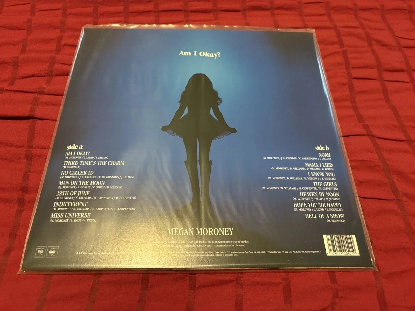 MEGAN MORONEY Am I Okay? LP White Vinyl AUTOGRAPHED SIGNED, image 3