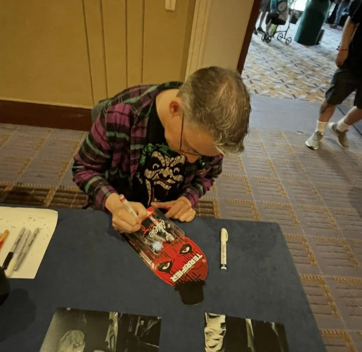 David Howard Thornton — Art The Clown SIGNED Figure David Howard Thornton Terrifier PHOTO PROOF Bloody, image 5