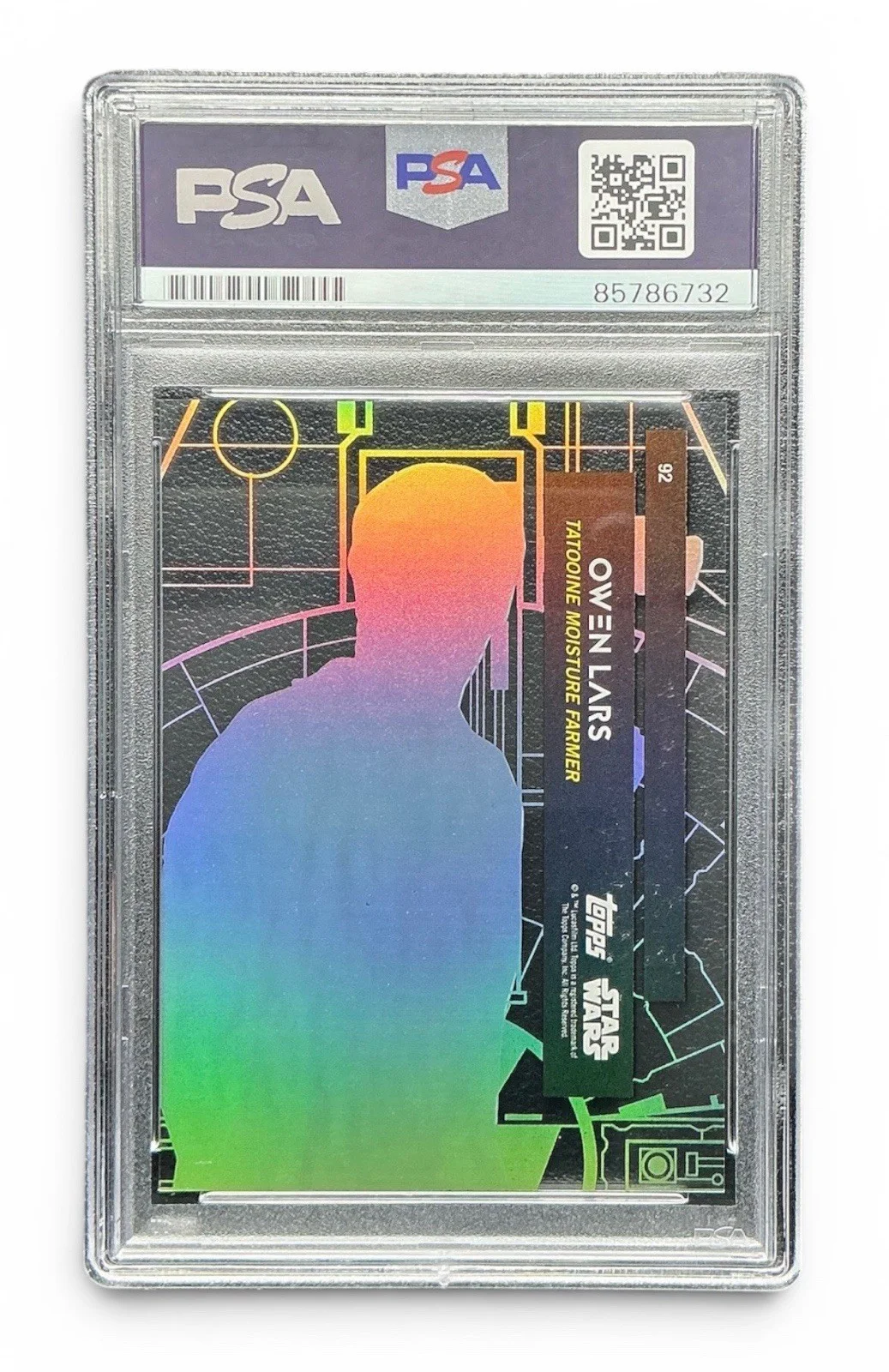 Joel Edgerton — Joel Edgerton Signed 2024 Topps Star Wars Owen Lars Card PSA Slab Encaps, изображение 2